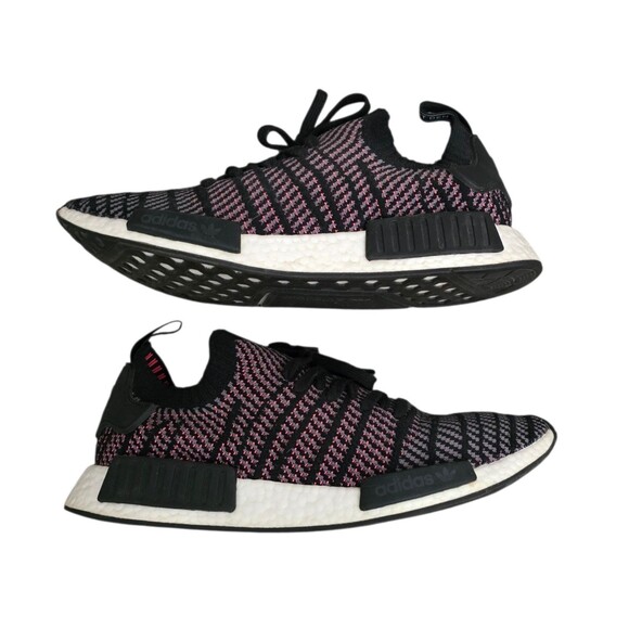 Adidas NMD R1 STLT Sneakers Mens Size 13 Primeknit Core Black Multicolor Shoes main image 6